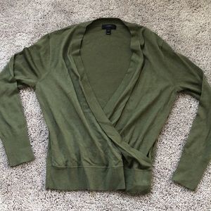 J crew Merino wool wrap sweater